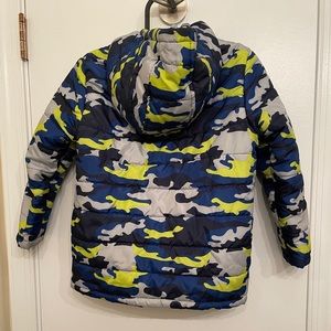 Boys frost free puffer jacket with hood